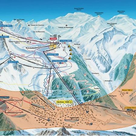 Chalet Clochette 4 Valles-Verbier La Tzoumaz Exteriör bild
