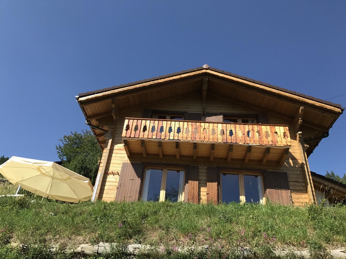 Chalet Clochette 4 Valles-Verbier La Tzoumaz Exteriör bild