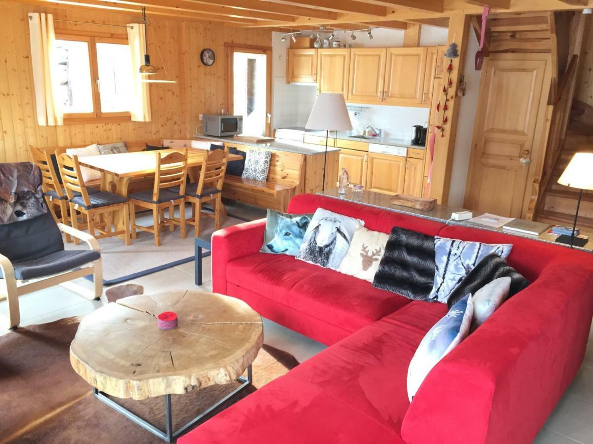 Chalet Clochette 4 Valles-Verbier La Tzoumaz Exteriör bild